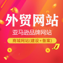 Foreign trade cross-border international b2c English shopping mall Independent Amazon independent website customization development and construction