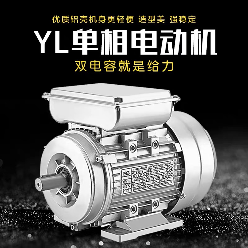 Tianjin Fushun entity motor factory YL single double capacitor motor 220V 0 37KW370KW 550KW