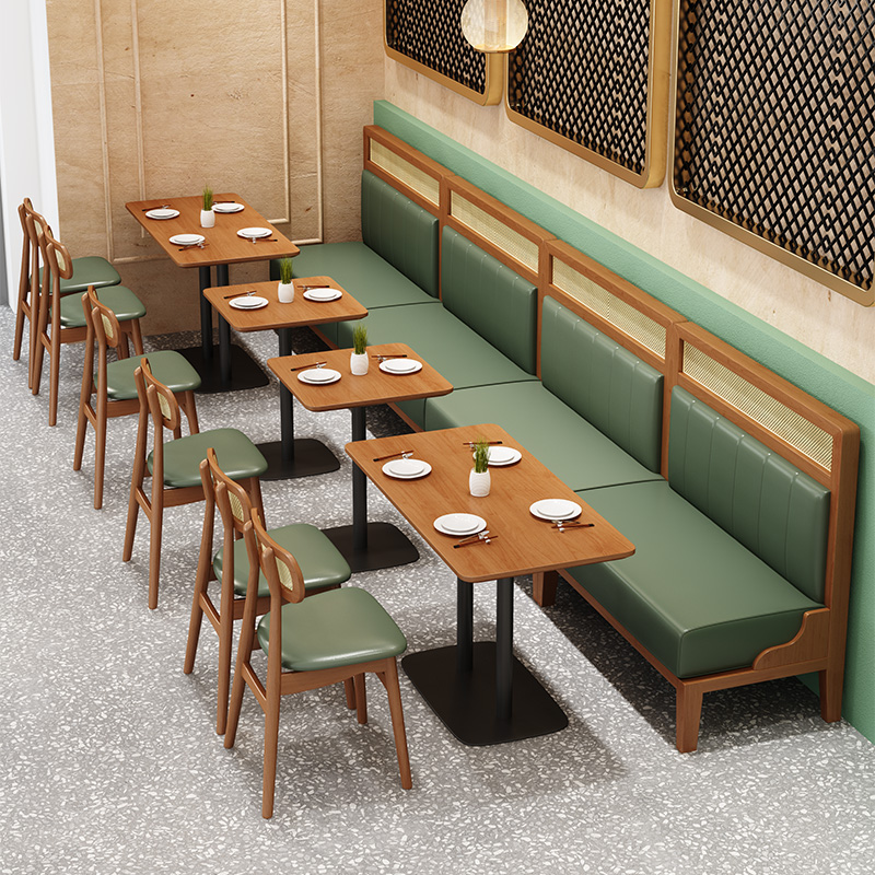 Furniture Network red card sofa milk tea shop Book dessert burger table