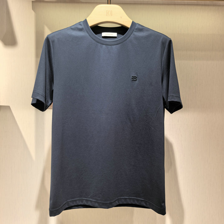 Bosssunwen Bosswen Genuine Men's Clothing 2026 Spring and Summer Round Neck Short-Sleeved Knitwear A621T802