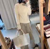 ANDERSEN ANDERSEN Sailor Sweater NAVY CREWNECK Classic Minimalist Round Neck Texture Flexible