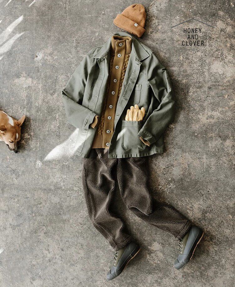 Spot orslow NEW YORKER Fall/Winter Furry Warm Retro Casual Pants for Men and Women