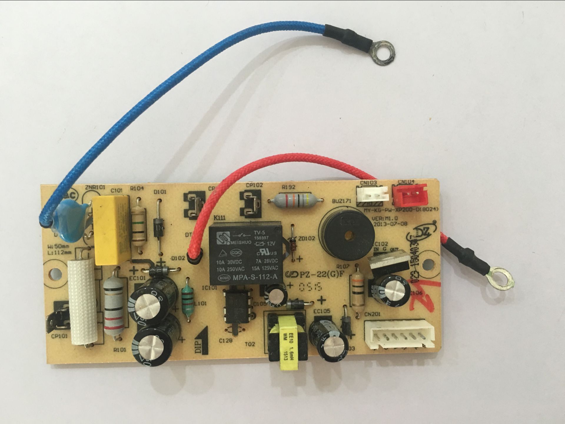 Midea electronic pressure cooker MY-12CS505A power board 12LS507A circuit motherboard motherboard XP200-D
