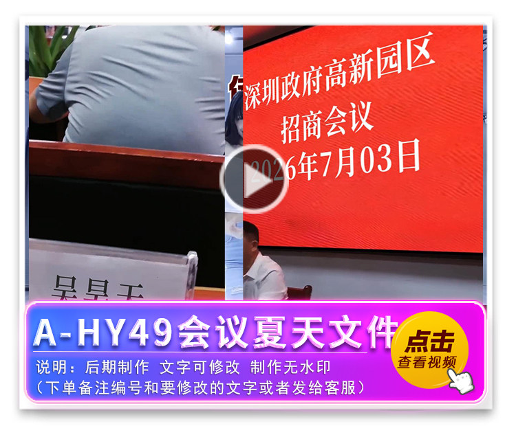 A-HY49会议夏天文件夹