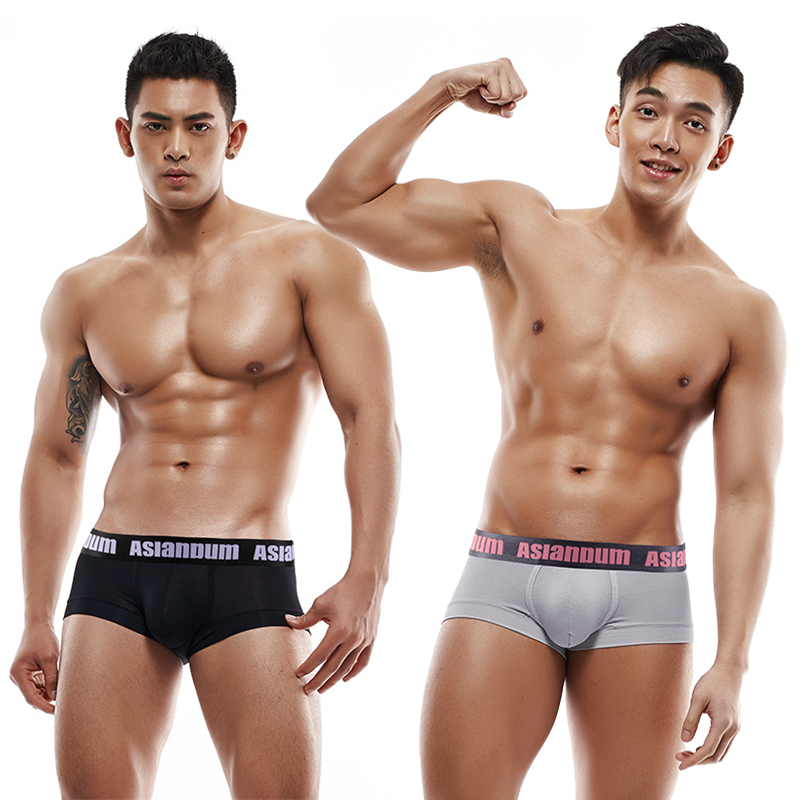 Asianbum Asian Boy Bamboo Fiber Underwear Men's Low-Waist Sexy Soft Skin-Friendly Comfortable Breathable Boxer Briefs Asianbum Asian Boy Bamboo Fiber Underwear Men's Low-Waist Sexy Soft Skin-Friendly Comfortable Breathable Boxer Briefs