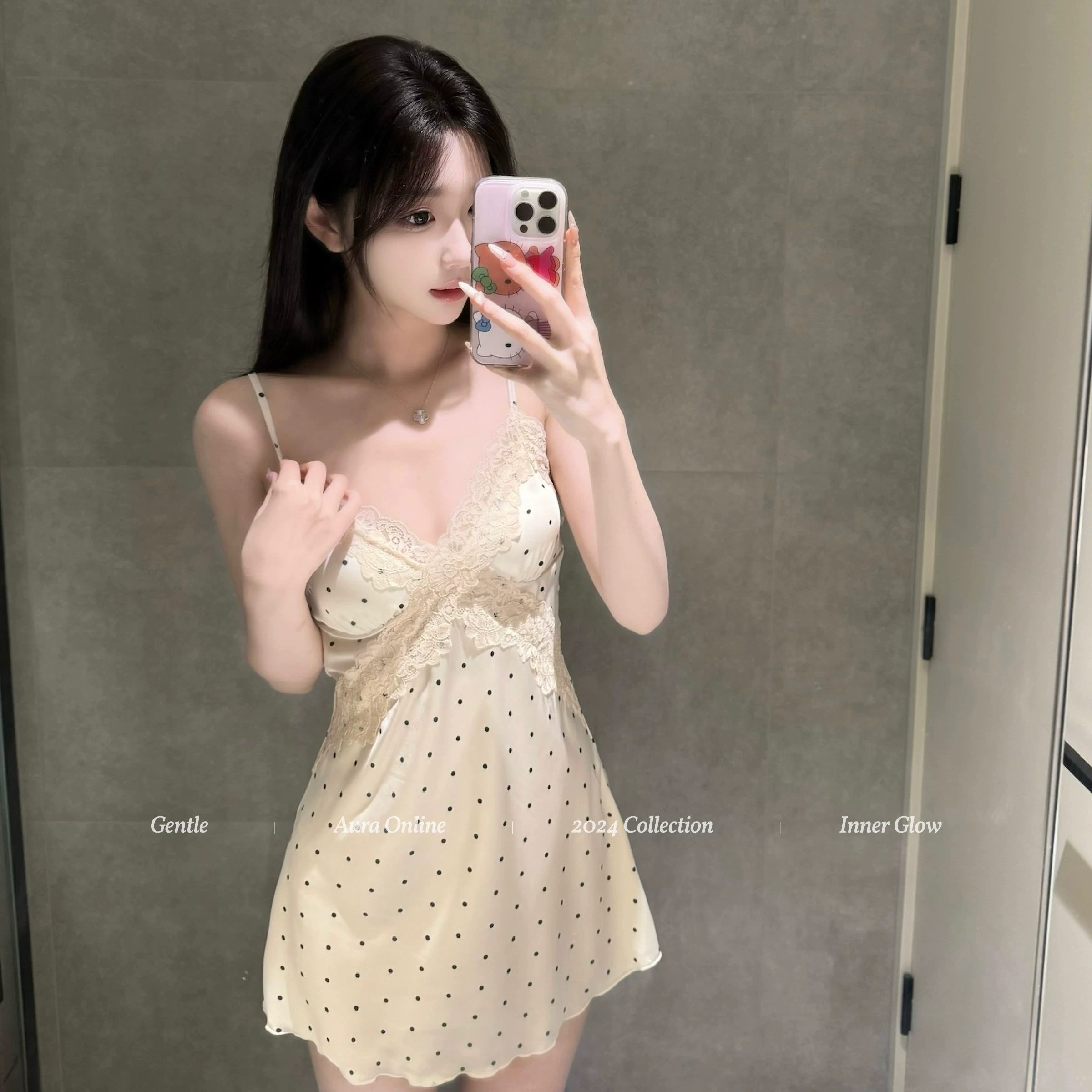 Japanese cute comfortable pijama, set, lifting effect