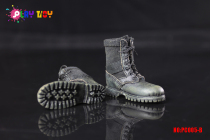 (Spot)PLAY TOY 1 6 MODEL PC005 BOOTS MADE OLD BLACK(IMPLEMENTED with connector)
