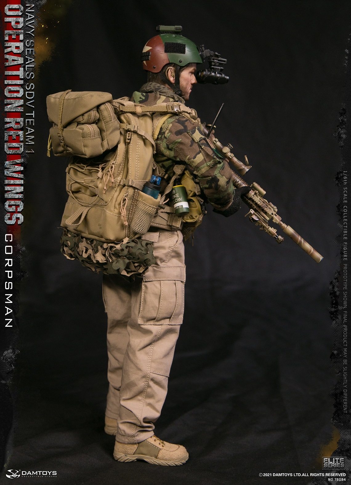 OPERATION RED WINGS 1/6フィギュア ローンサバイバー DAMTOYS 1/6 Operation Red Wings Marcus Luttrell 78084 - Survivor