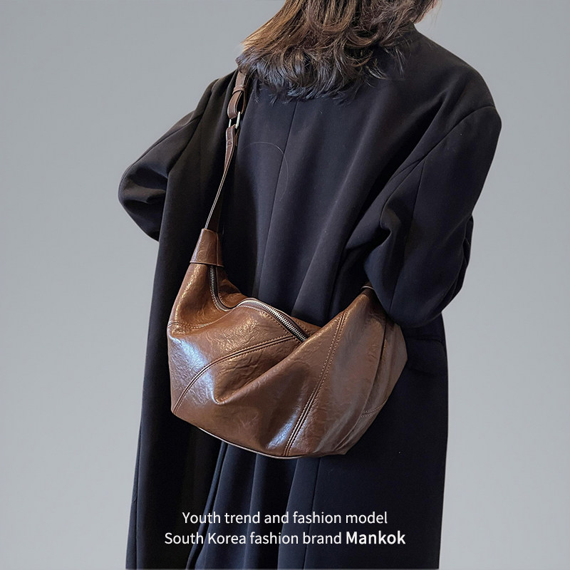 Женская сумка Mankok Maillard, новинка 2025 года, сумка-мессенджер для пельменей, высококачественная сумка через плечо, большая вместительная сумка для поездок на работу