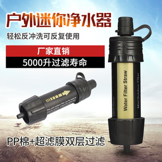 Outdoor water purifier pureewell double filtration