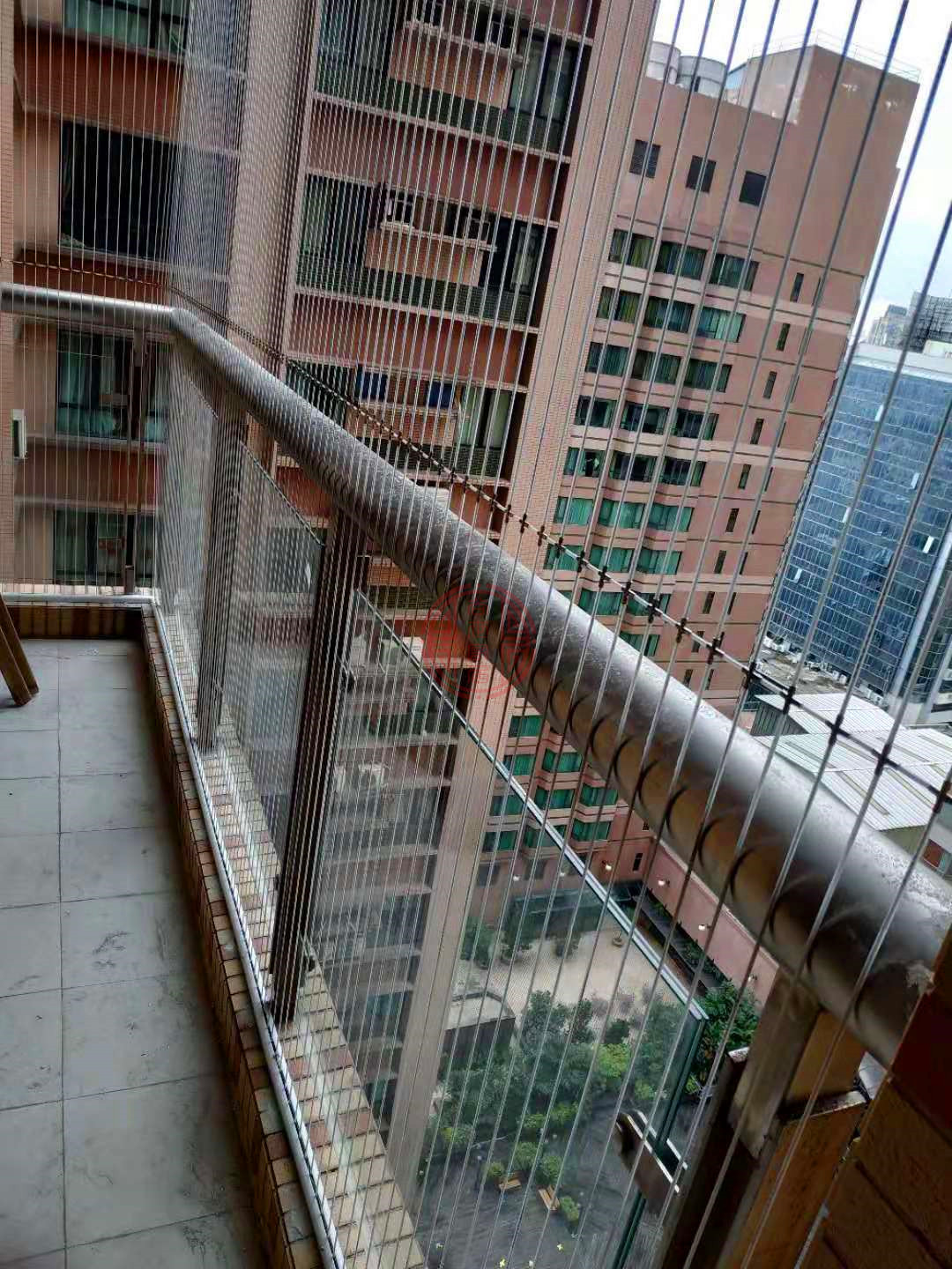 Invisible anti-theft net 316 steel wire Apartment nursing home high-rise guardrail Anti-cat jumping off the building encrypted invisible protective net