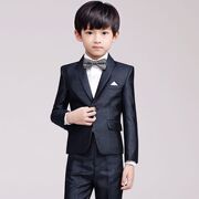 High-end childrens phù hợp với chiếc váy trẻ em mens nhỏ phù hợp với phù hợp với bé trẻ em ba mảnh hoa phù hợp mới đẹp trai mới.