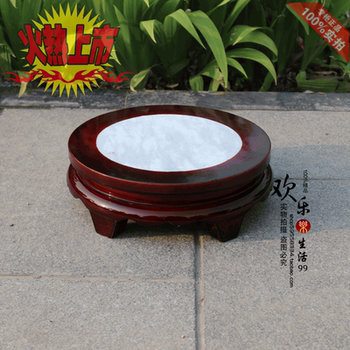 Antique-Style Solid Wood Flower Stand for Living Room, Balcony Crafts Base, Flower Pot Stand, Wooden Porcelain Vase Stand, Flower Table, Fish Tank Stand, Fully Assembled