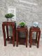 Special Offer: Simple Chinese-Style Elm Wood Multi-Layer Flower Stand, Solid Wood Flower Table, Living Room Square Flower Pot Stand, Telephone Table, Bonsai Stand