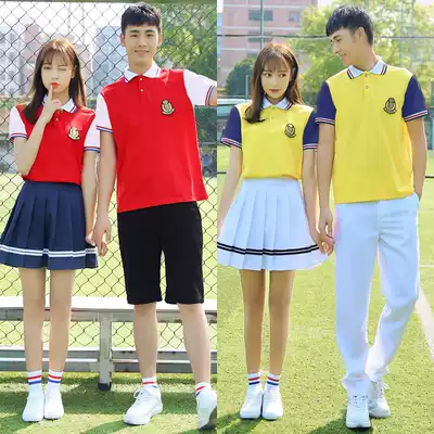 High school graduation class uniform summer school uniform suit Japanese elementary school students uniform college style Korean version campus style