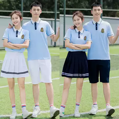 Korean Summer Academy style school uniform set Elementary School junior high school students graduation photo summer dress class uniform high school students short sleeve JK suit