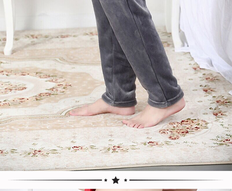 Quần pyjama Nam Cực flannel nam mùa đông ấm dày cộng với nhung nhà quần kích thước lớn san hô lông cừu nhà quần quần đũi nam