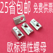 European standard aluminum accessories spring nut ball nut block 20 20 40 Type 45 M3 4 5 6 8