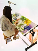 Cross-stitch frame household vertical embroidery frame embroidery shed thickened large adjustable embroidery manual universal