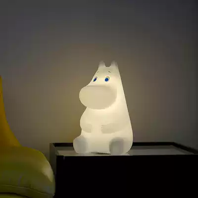 Park Square moomin Moomin night light Silicone remote control led pat light Bedroom bed table lamp Touch rum light