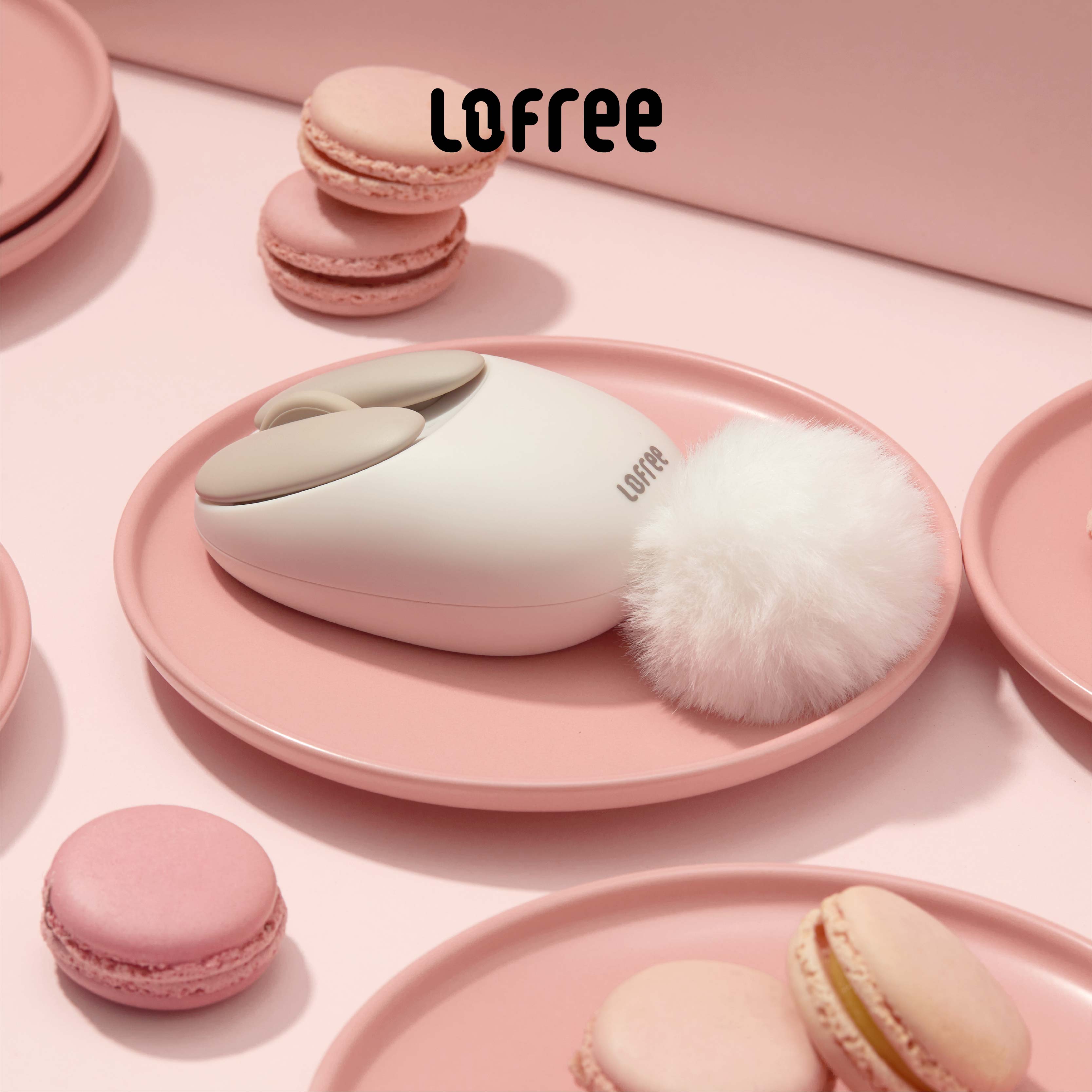 Lofree Small flap mouse Wireless Bluetooth dual mode game e-sports girl Office home laptop