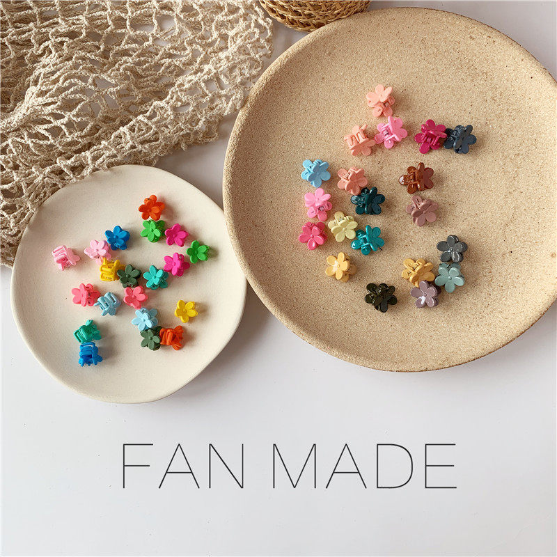 Fanjia South Korea's new Hyuna small flower hairpin children's clip headdress little girl hair accessories net red color mini