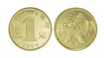 2009 Bull Year Zodiac Commemorative Coin 1 Yuan face value Niu coin Lunar New Year coin send round box
