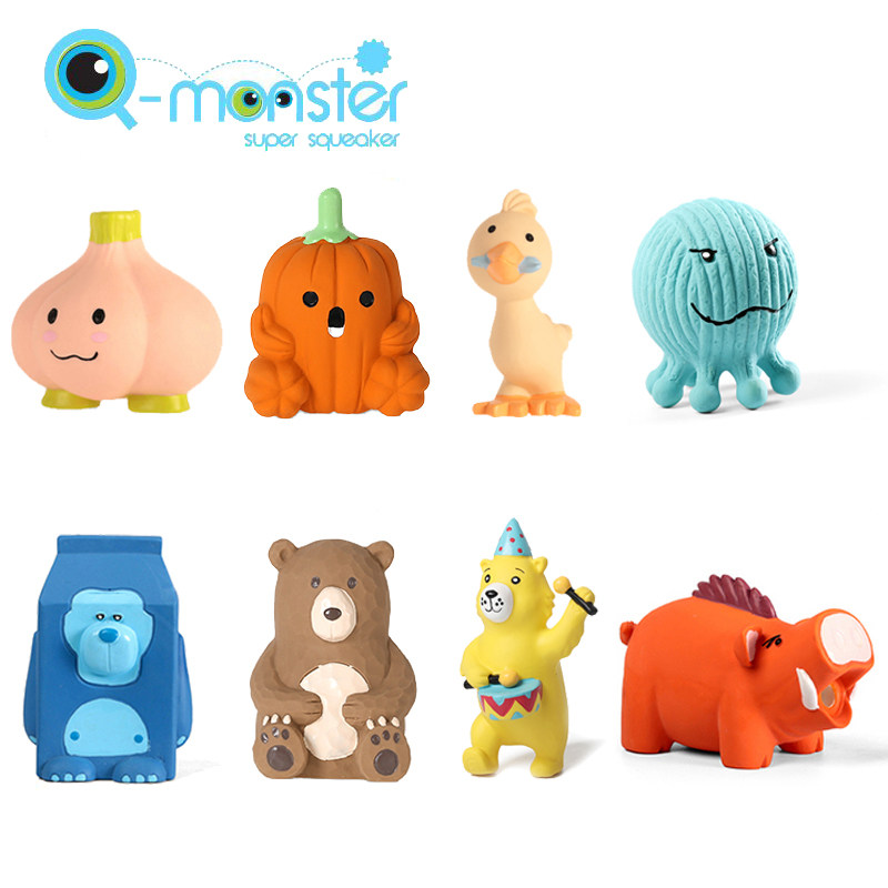 Qmonster Pet Pooch Latex Vocalsounding Toys Resistant to Tooth Grinding Interaction Relieving of Self-Hi Little Chinese Large Dog