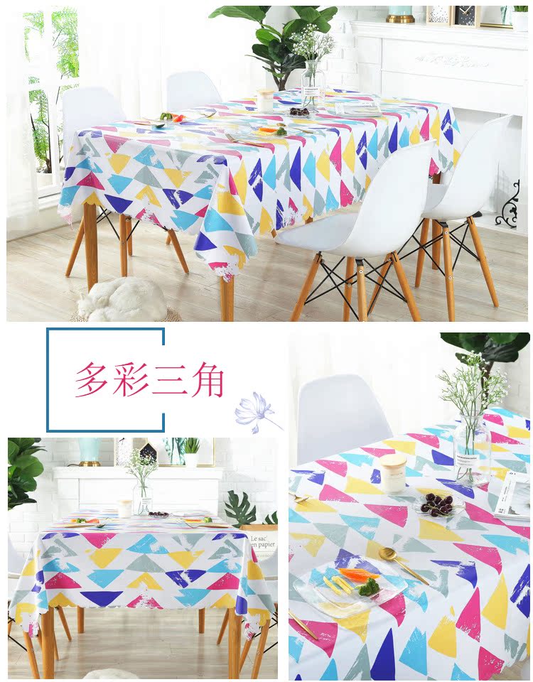 Giả cotton và linen nhỏ tươi ins khăn trải bàn vải không thấm nước chống bỏng dầu-miễn phí dùng một lần PVC hiện đại nhỏ gọn bàn cà phê bảng mat