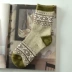 Vớ đôi trung tính, ý tưởng cotton pha trộn, vớ gió quốc gia màu retro, vớ nam, vớ nữ tất cổ ngắn Vớ nam