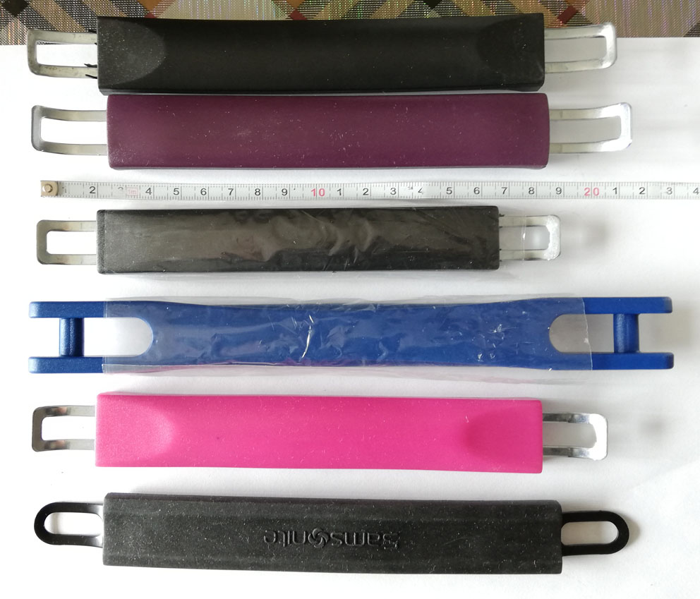 Adapted beauty brigade Samsonite handle pull lever case handle telescopic handle soft handlebar black base handlebar cap 85A