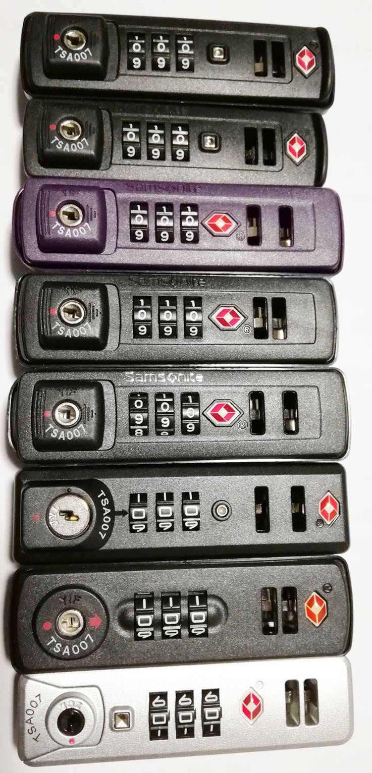 Maintenance U91V22Samsonite beauty brigade code lock Lock Suitcase Lock TSA007 002 Lock Pull-Lever