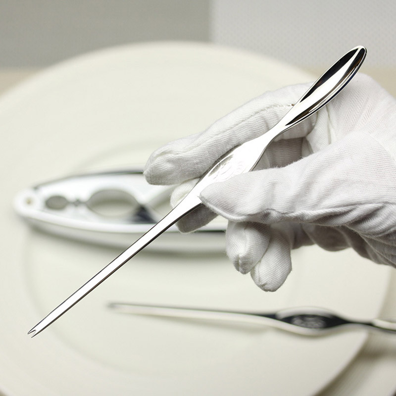 Crab eight pieces of simple crab eating tools 304 stainless steel household crab needle crab pick seafood needle crab spoon crab eating tools