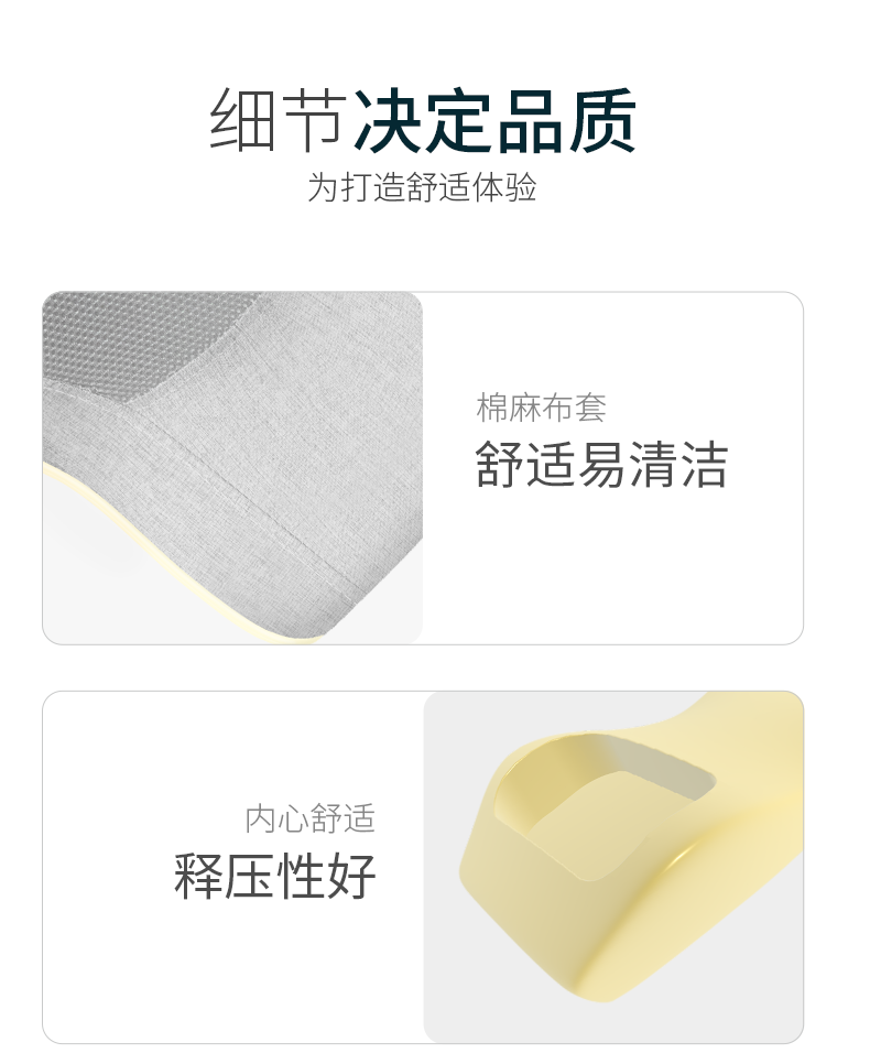 金凯瑞 肩颈腰椎热敷按摩器 小S形按摩靠枕 图16