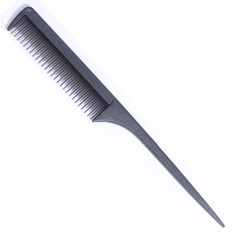 Full 38 hairdressing comb antistatic high temperature resistant pointed tail comb picking comb flat comb flat teeth high and low teeth styling comb