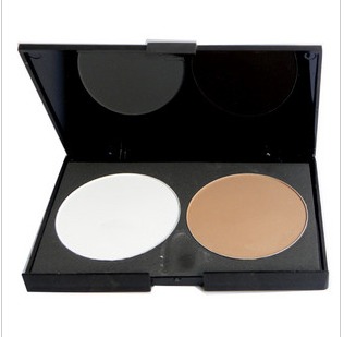 Macaujiali two-color repair powder repair cake High-gloss shadow super V double-hugh silhouette three-dimensional brightening finishing powder
