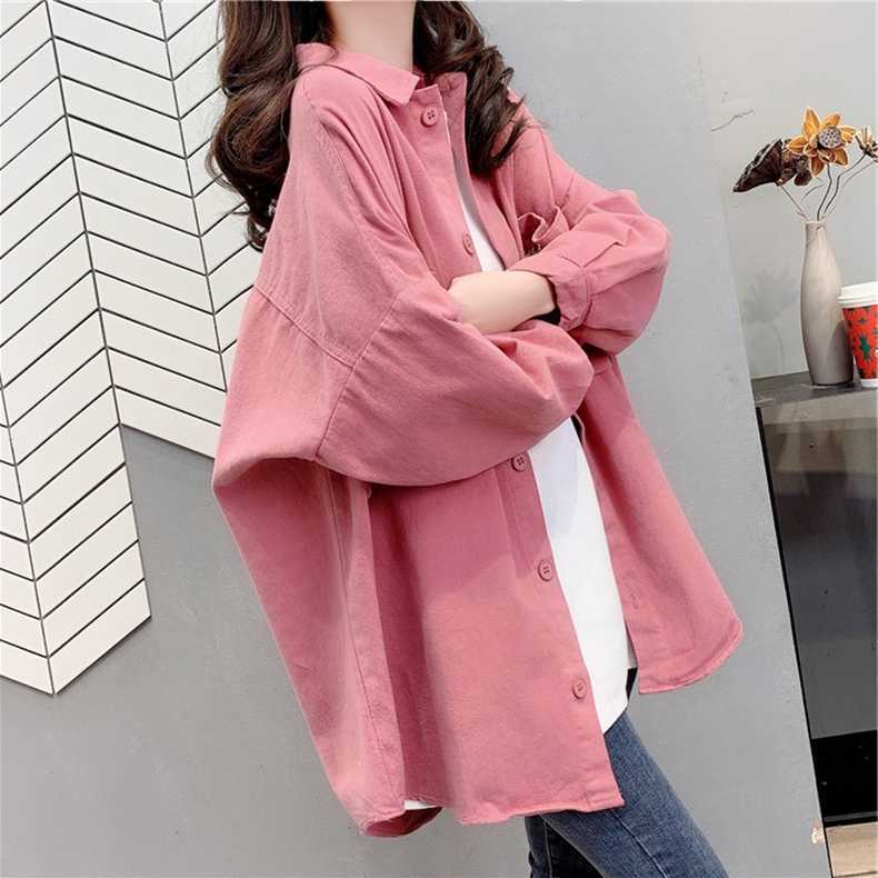 Pink Shirt for Women with a Unique Design, Suitable for Spring and Autumn, Can Be Worn as an Outer Layer, with a High-End Feel, Loose and Casual, Plus-Size Shirt Jacket Pink Shirt for Women with a Unique Design, Suitable for Spring and Autumn, Can Be Worn as an Outer Layer, with a High-End Feel, Loose and Casual, Plus-Size Shirt Jacket