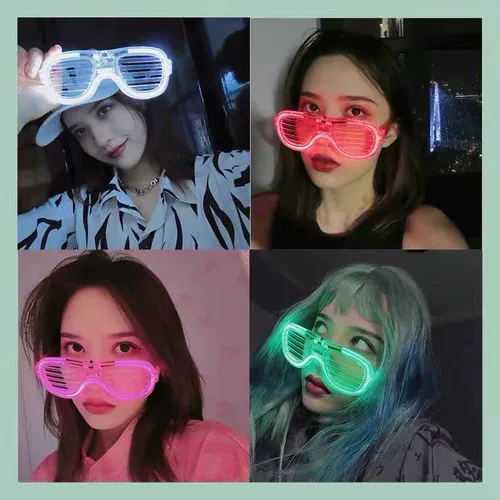 Мигающие очки, блестки для ногтей для взрослых, делается под заказ