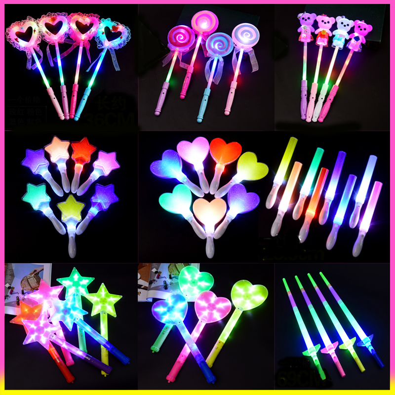 Glowing headdress concert props star magic fairy fluorescent children's night market shine toy new toy