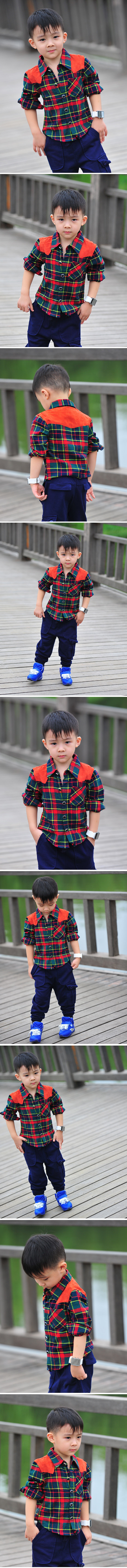 Chemise garcon à manche longue - Ref 2082206 Image 7