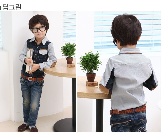 Chemise enfant à manche longue - Ref 2084261 Image 8