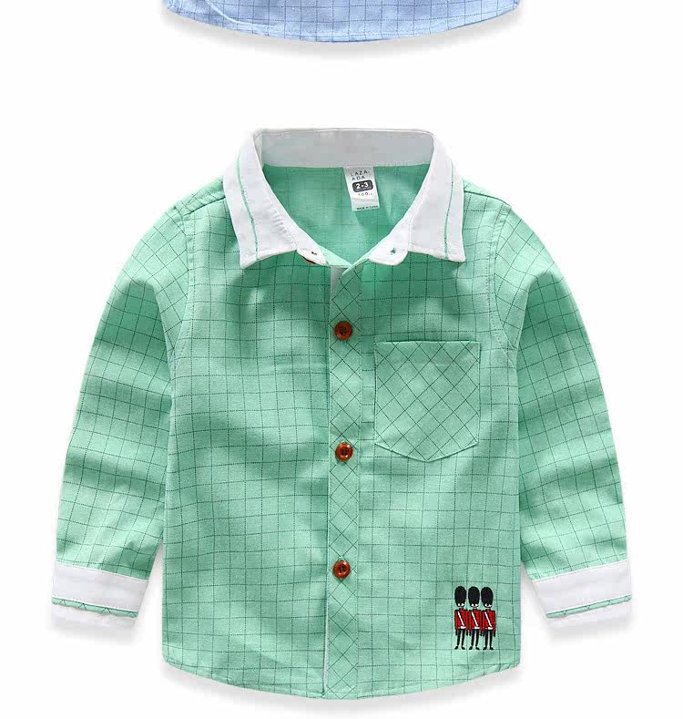 Chemise garcon à manche longue - Ref 2082163 Image 12