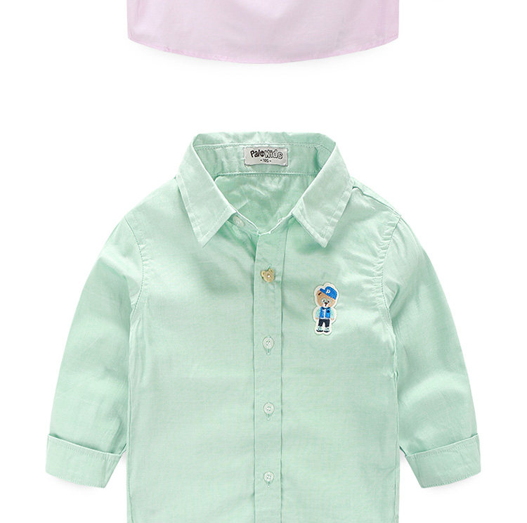 Chemise garcon à manche longue - Ref 2082162 Image 13