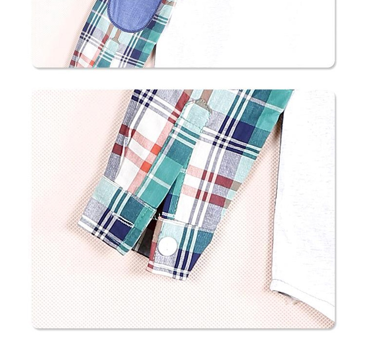 Chemise garcon à manche longue en coton - Ref 2082146 Image 39