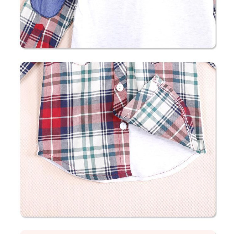 Chemise garcon à manche longue en coton - Ref 2082146 Image 35