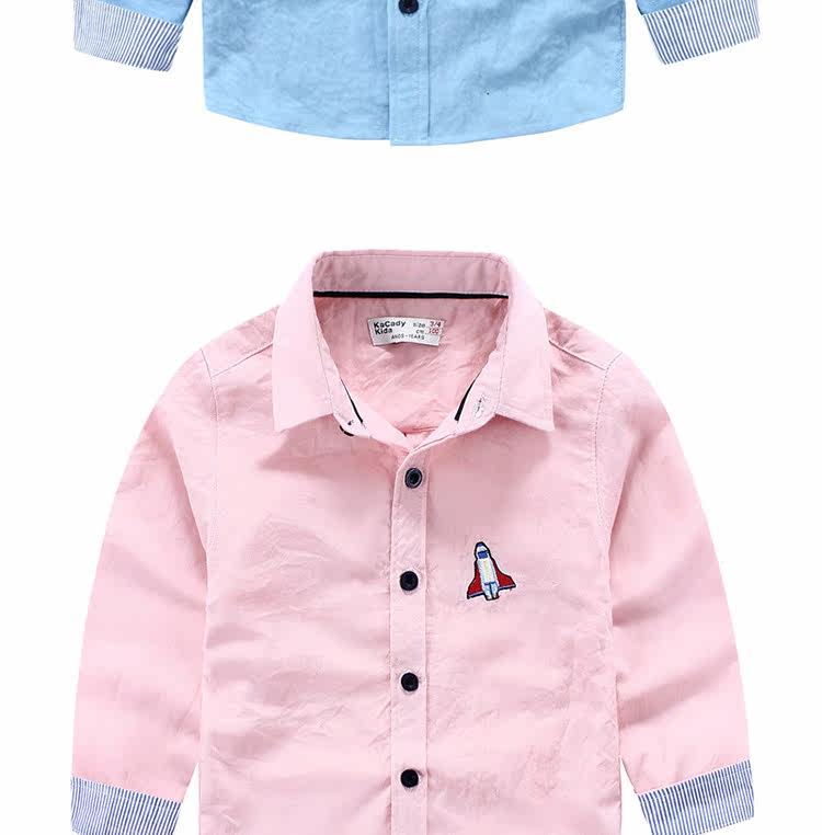 Chemise garcon à manche longue - Ref 2082156 Image 12