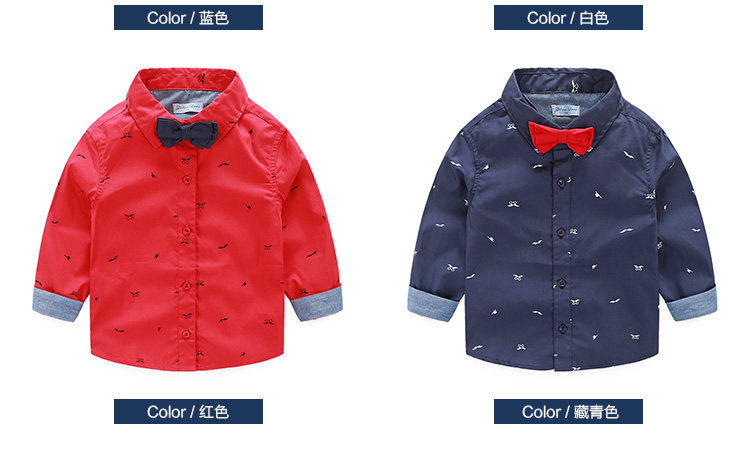 Chemise garcon à manche longue - Ref 2082197 Image 9