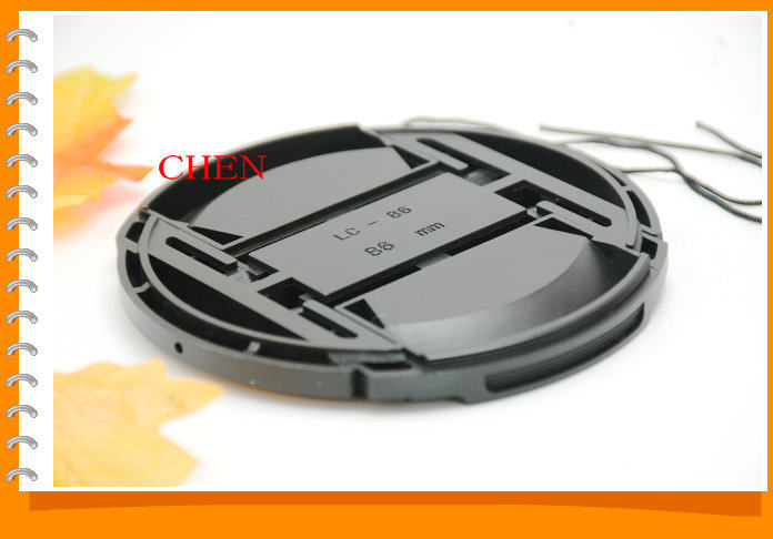 Pinch the lens cover without words 86mm, send anti-lost rope Canon, Nikon, Sony and other 86mm universal