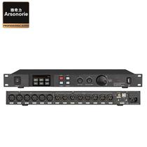 Jacic force touch-screen 8 into 8 out of professional performance stage speaker effectors with Chinese PC digital audio processor