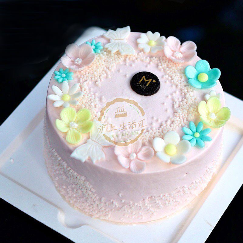 (Official Online Distribution) MCAKE Alice Flower Landscape Cream Raspberry Birthday Cake Shanghai Beijing Hangzhou Suzhou